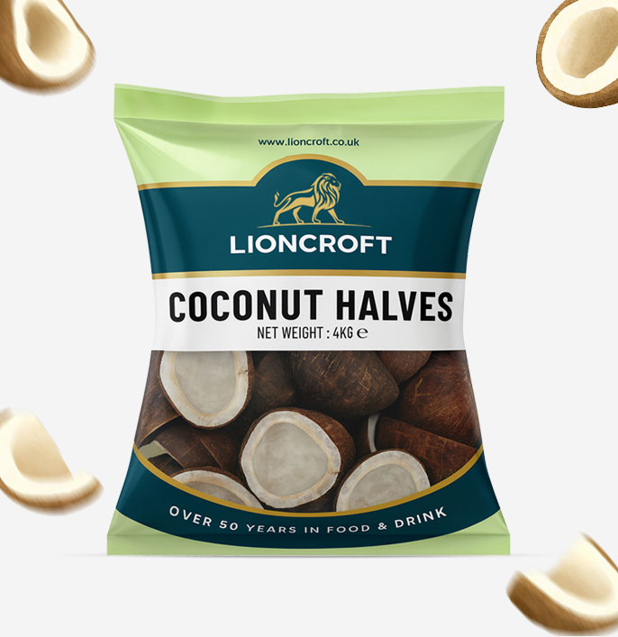 Lioncroft Cut dried coconuts