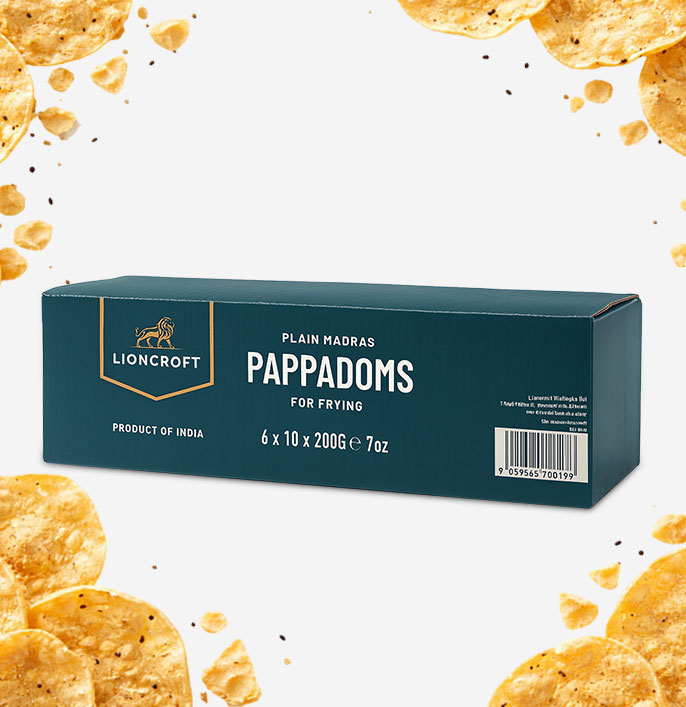 Lioncroft Plain Madras Pappadoms