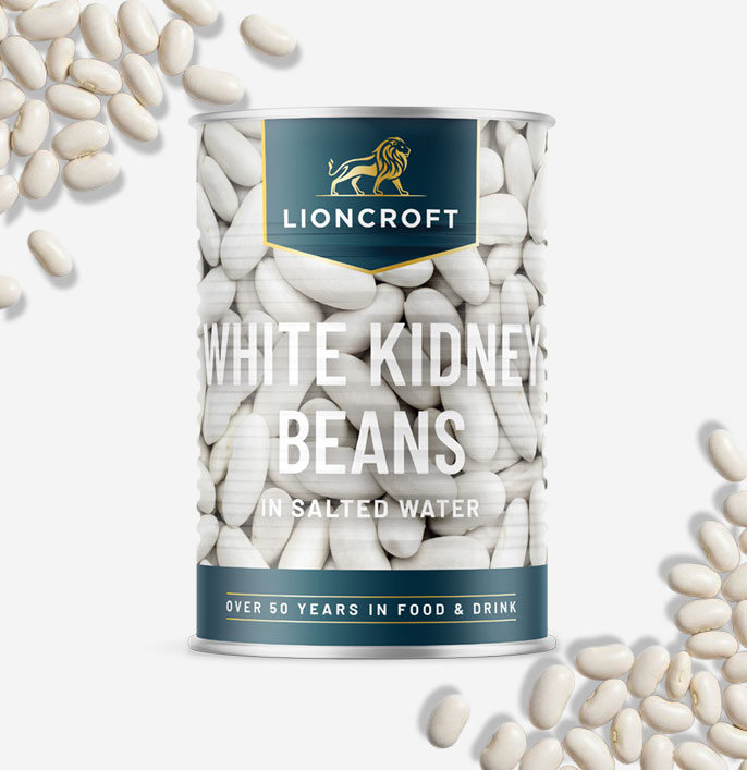 Lioncroft White Kidney beans in brine