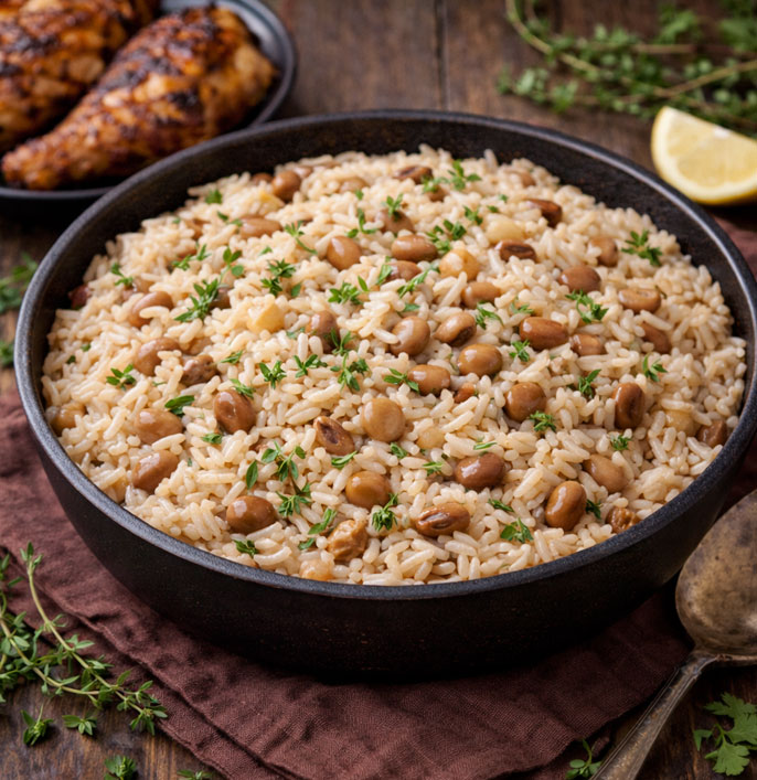 Caribbean Gungo Peas Rice