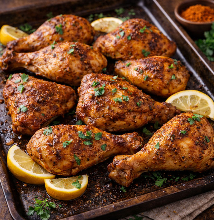 Easy Chicken Rub Roast