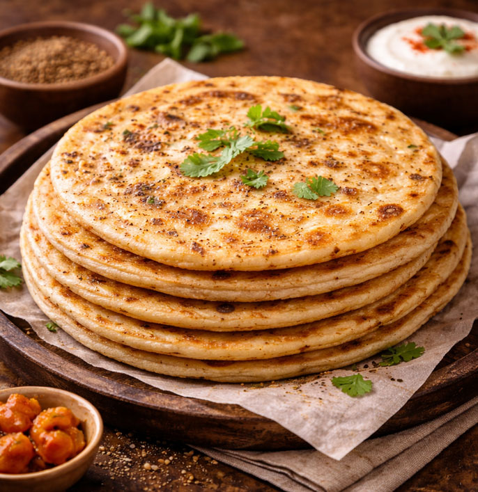 Ajwain Parathas