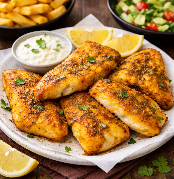 Classic Sunflower Oil Fried Fish