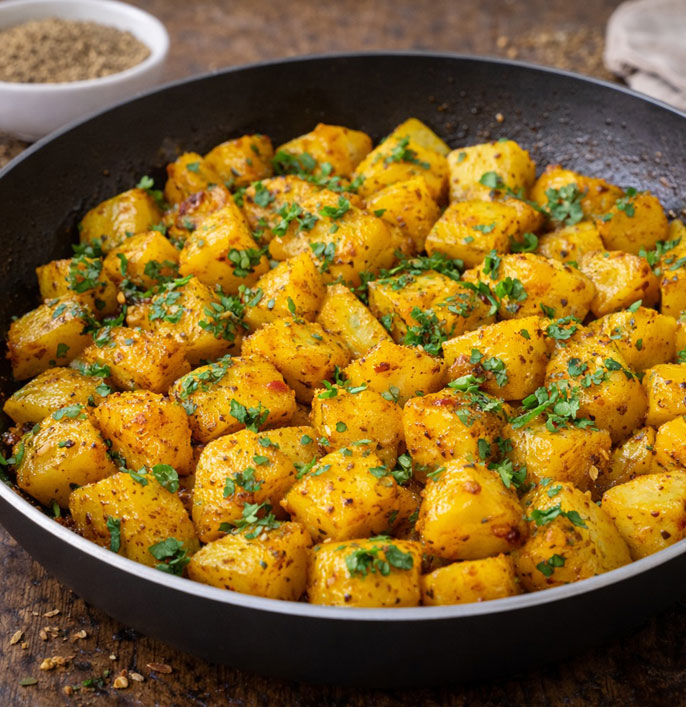 Ajwain Potato Fry