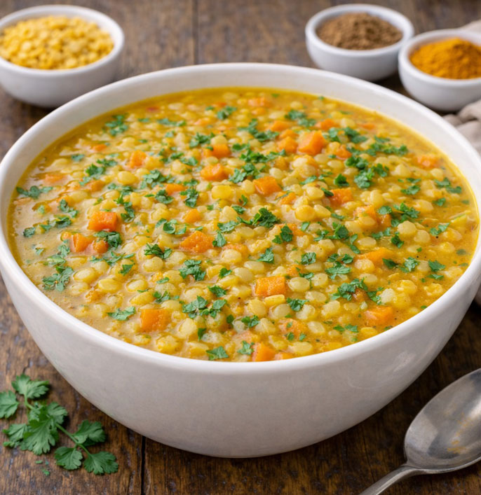 Chana Dal Vegetable Soup