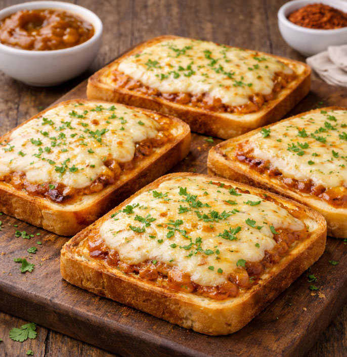 Mango Chutney Cheese Toast