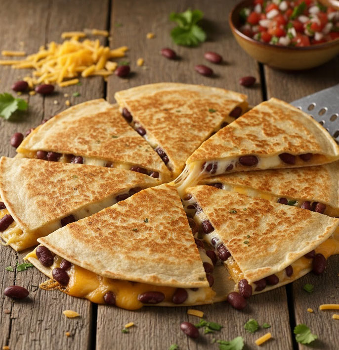 Bean & Cheese Quesadillas