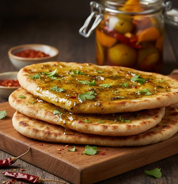 Pickle Butter Naan