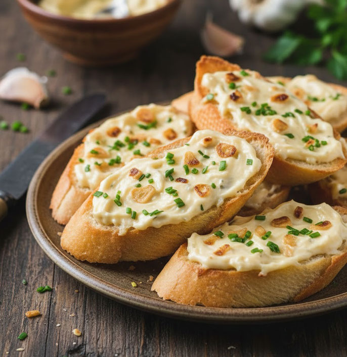 Mayo Garlic Bread