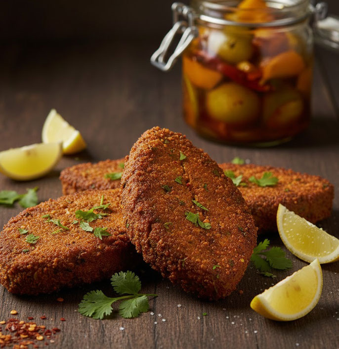 Lime Pickle Fried Fish